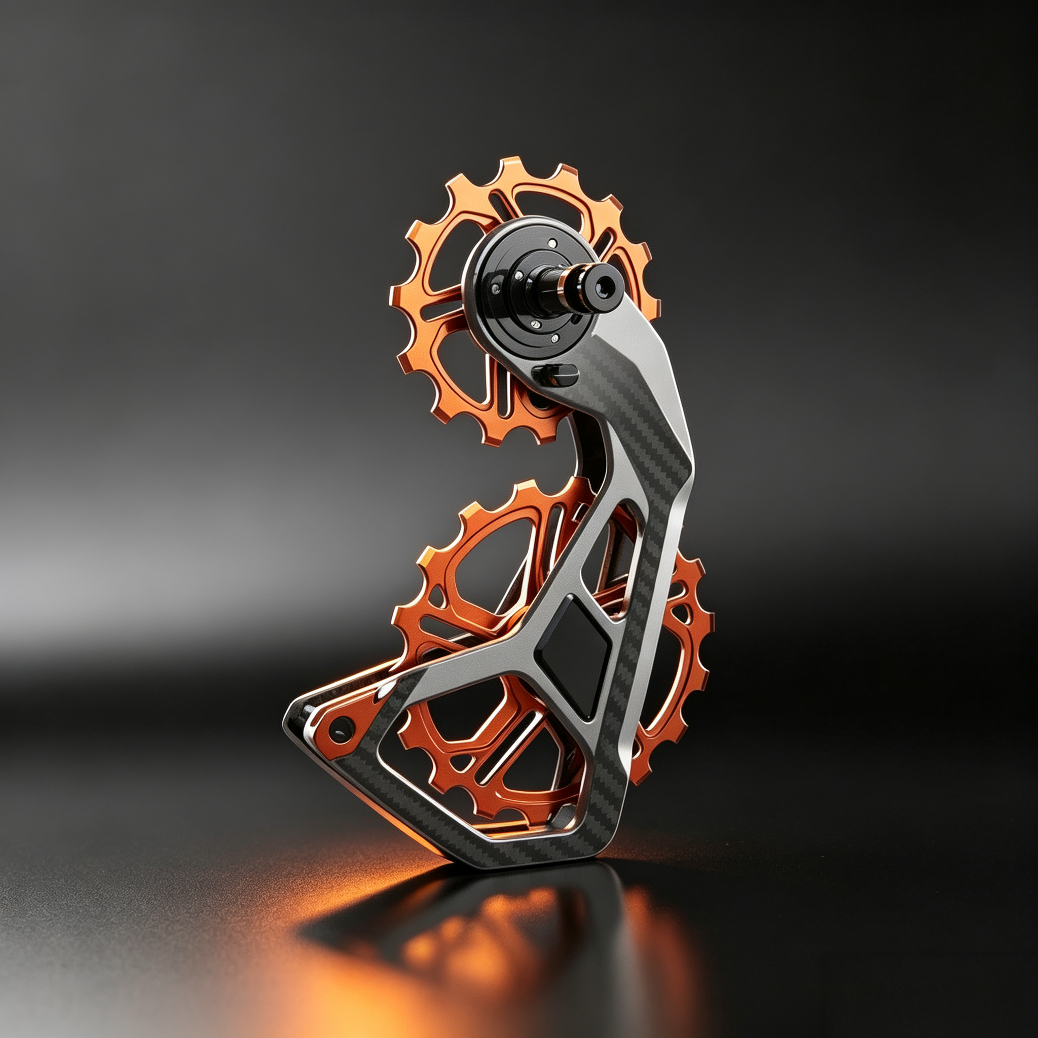 Carbon Oversized Pulley System – 14T/18T, Full Carbon Cage, Coated Bearings