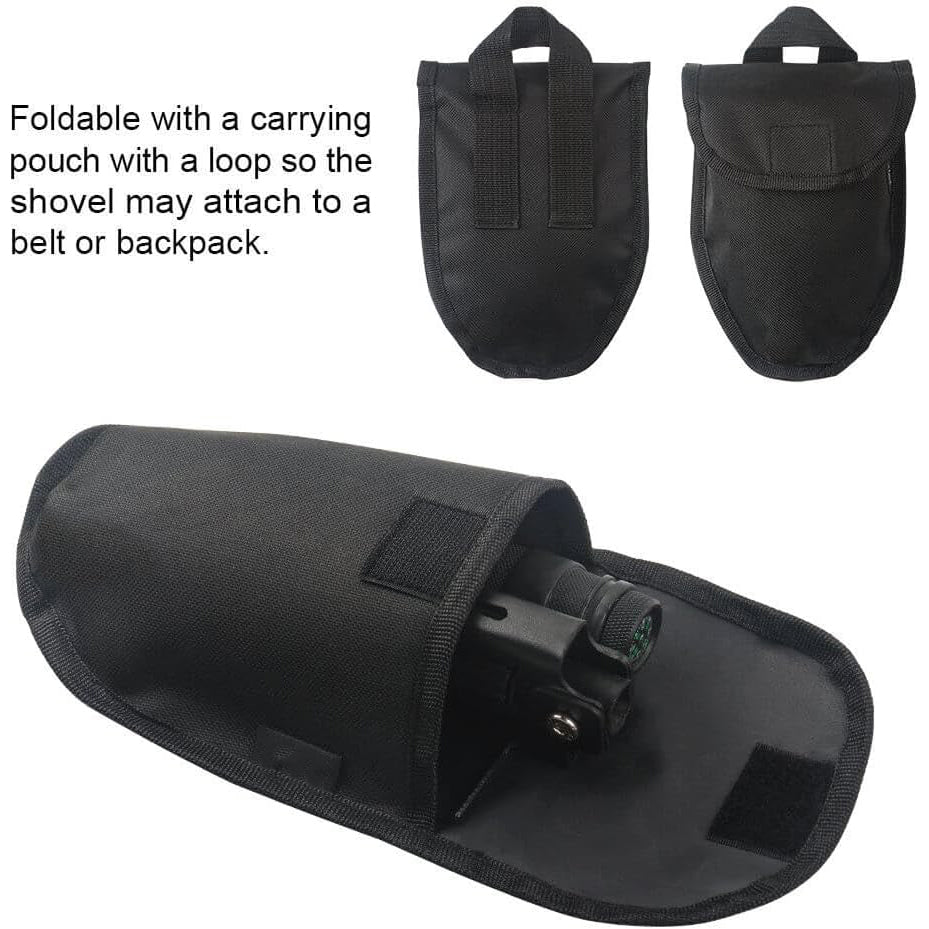 Camping Shovel – Foldable Multipurpose Tool with Pickaxe