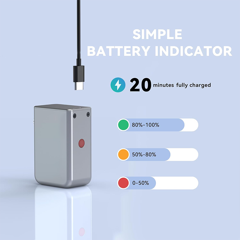 AS2 Mini Bicycle Pump 100PS Type-C Rechargeable