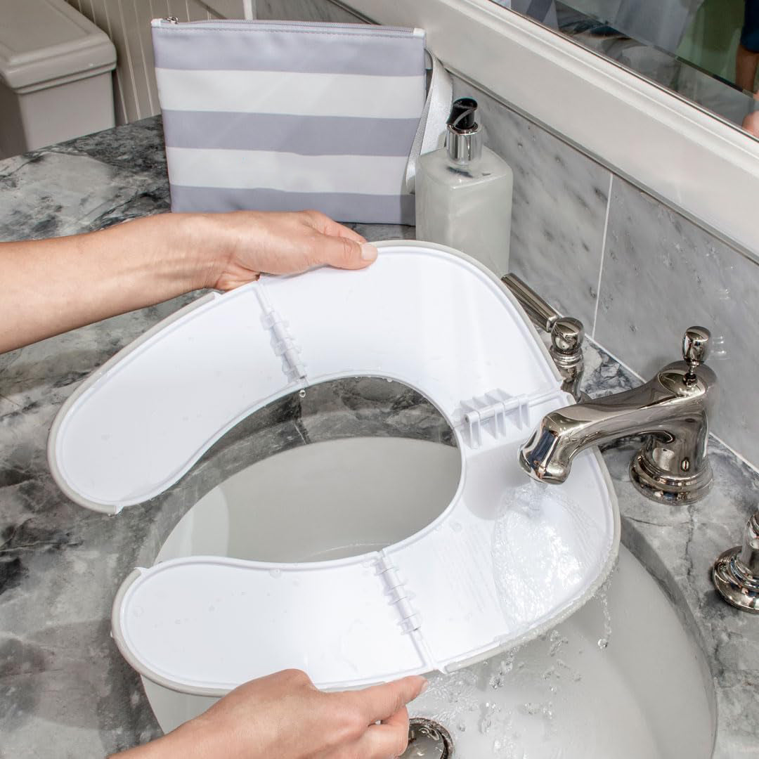 Foldable Travel Potty Training Seat for Kids – Fits Round and Oval Toilets