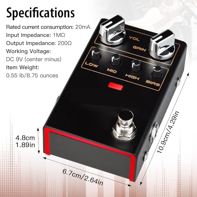 Vintage American Amp Pedal – Classic Tube Tone Anywhere