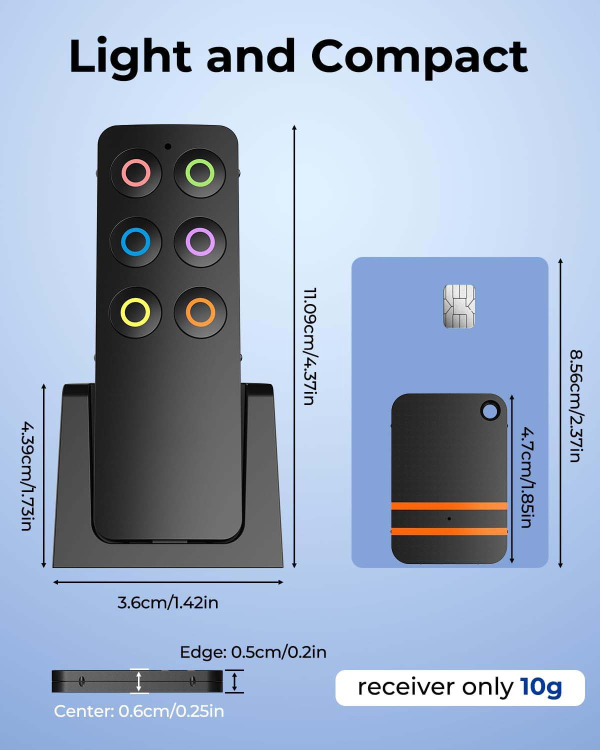 Locator with Sound, Stick-on TV Remote Control