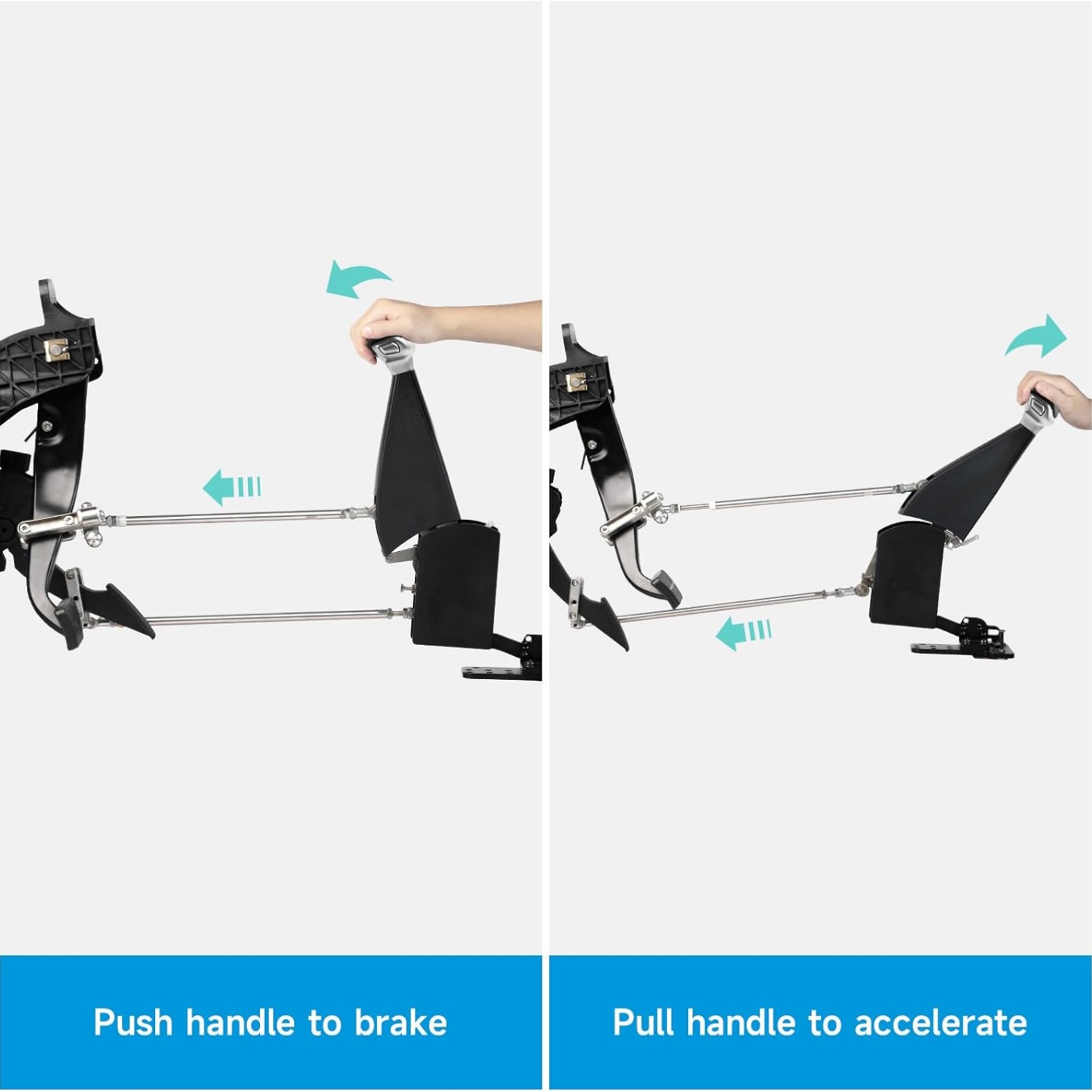 Universal Hand Controls – Drill-Free, For Disabled Drivers