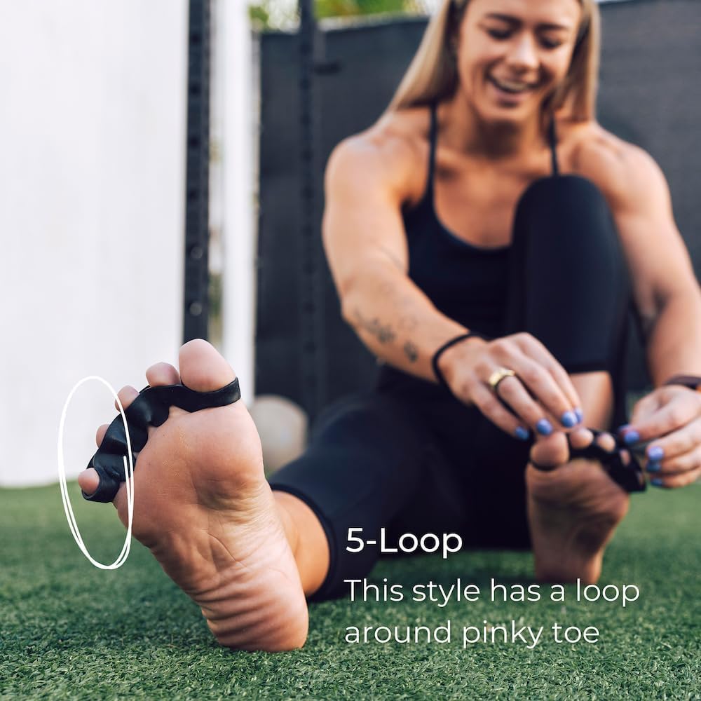 Therapeutic Toe Spacers – Correct Bunions, Plantar Fasciitis & Toe Alignment, Unisex Foot Pain Relief