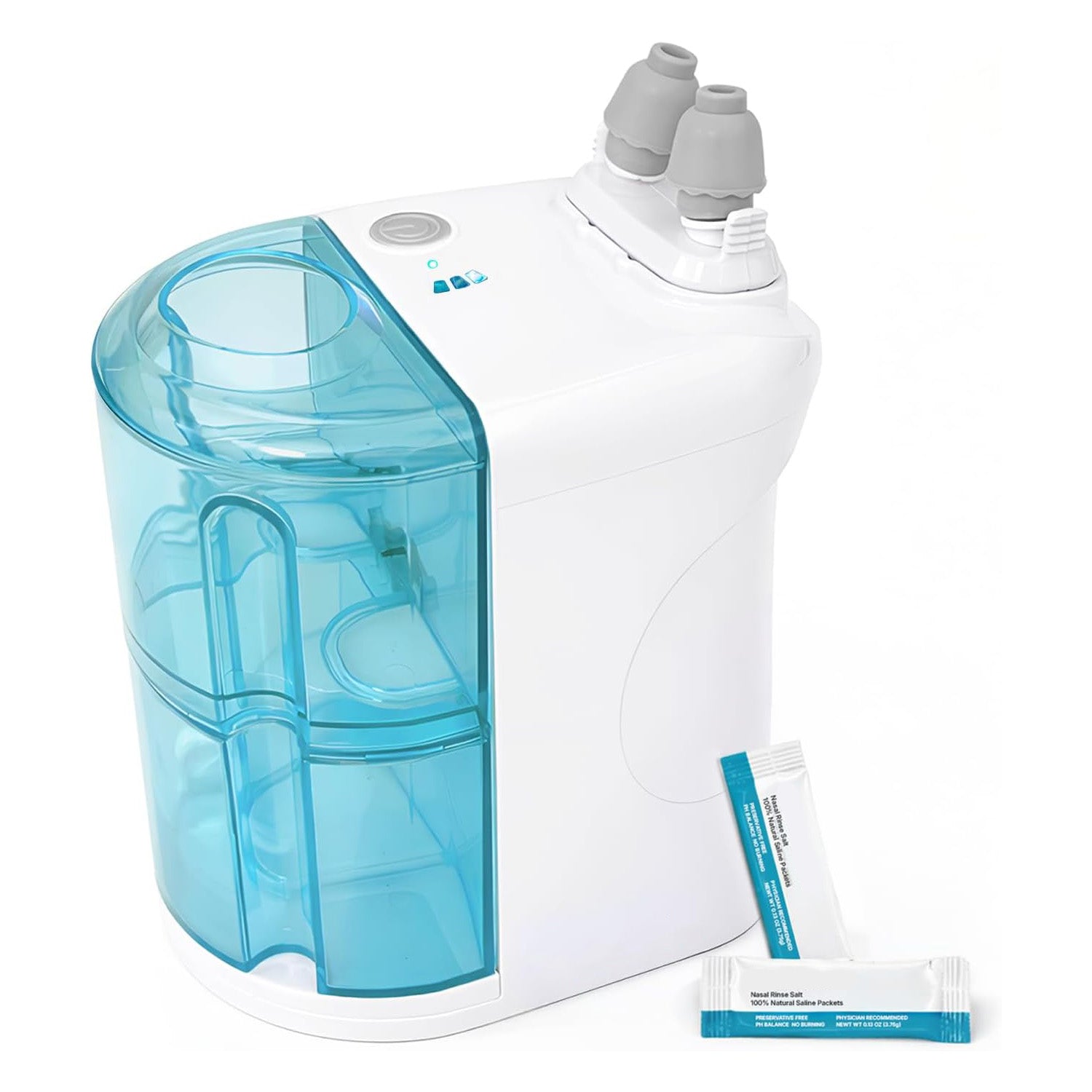Dual Powered Nasal Irrigation System – Rechargeable Sinus Rinse & Wash