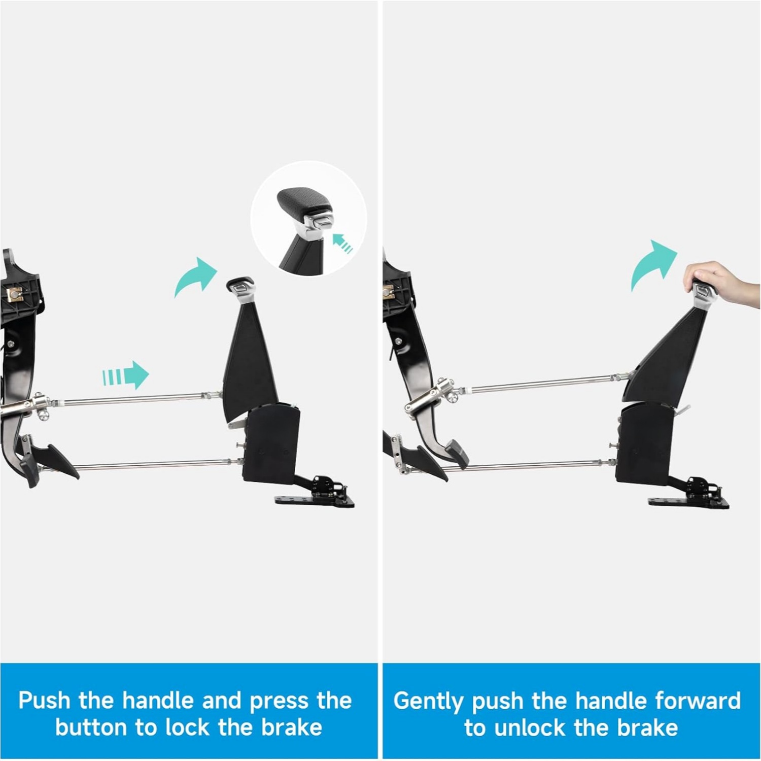 Universal Hand Controls – Drill-Free, For Disabled Drivers