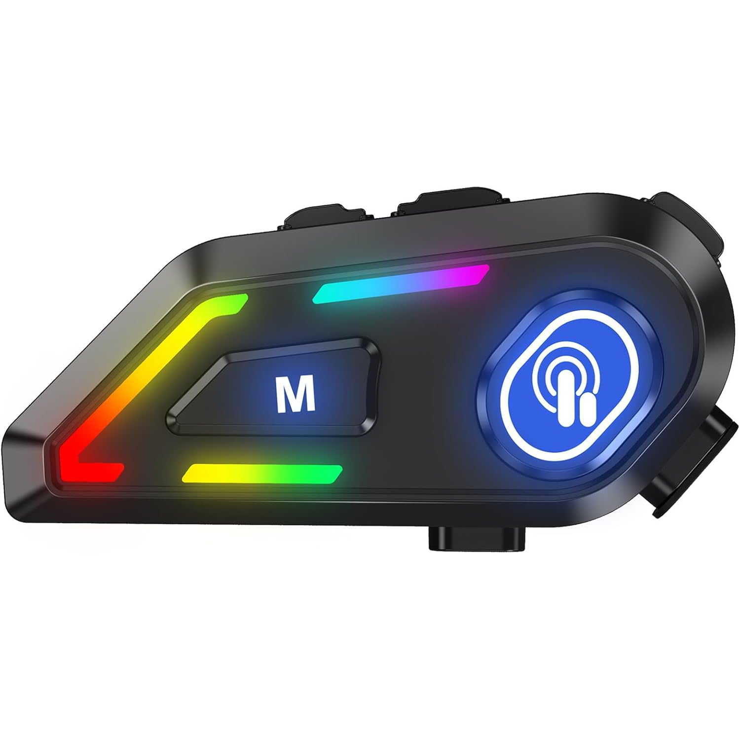 Bluetooth Helmet Headset – with RGB Lights | 40mm Hi-Fi Speakers