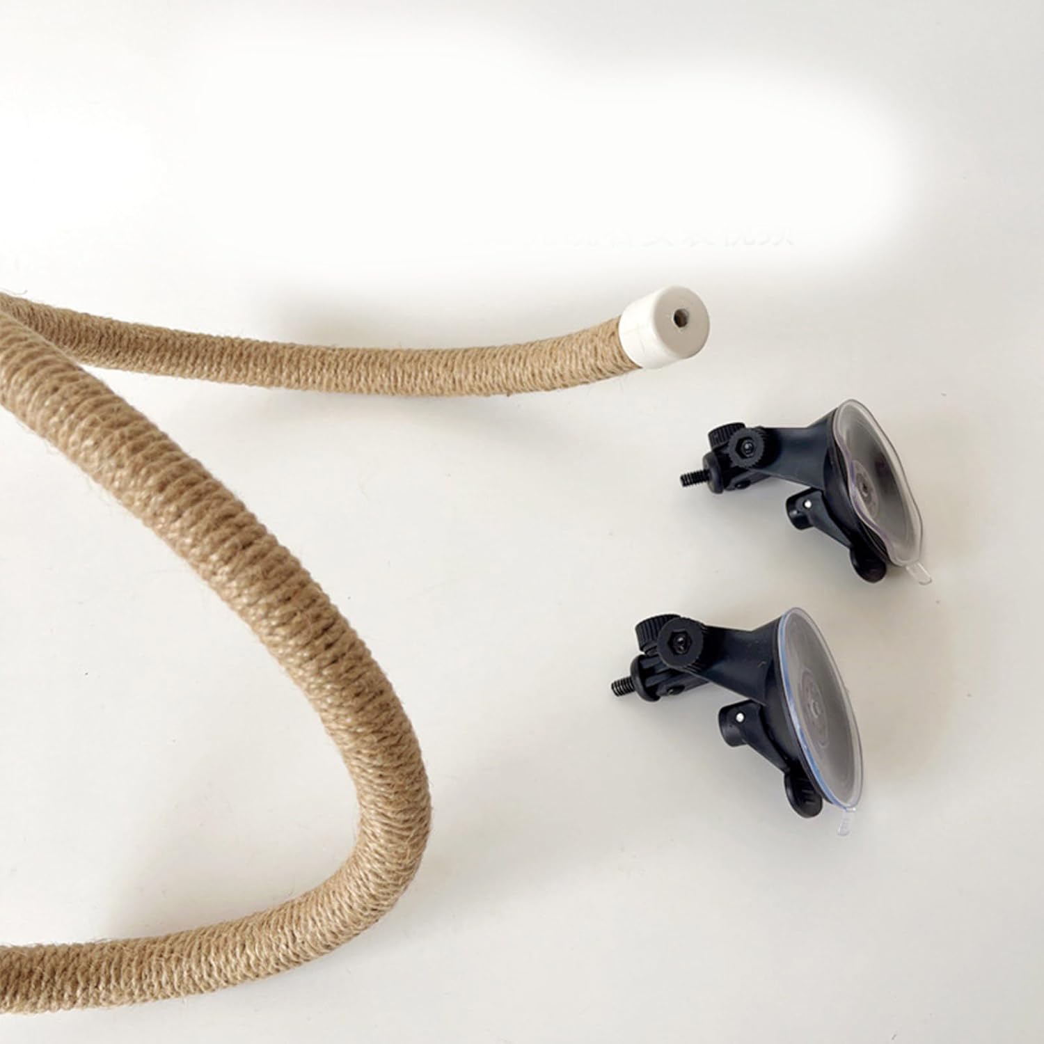 Bird Standing Perch with Suction Cup – Bendable Rope Climbing Toy