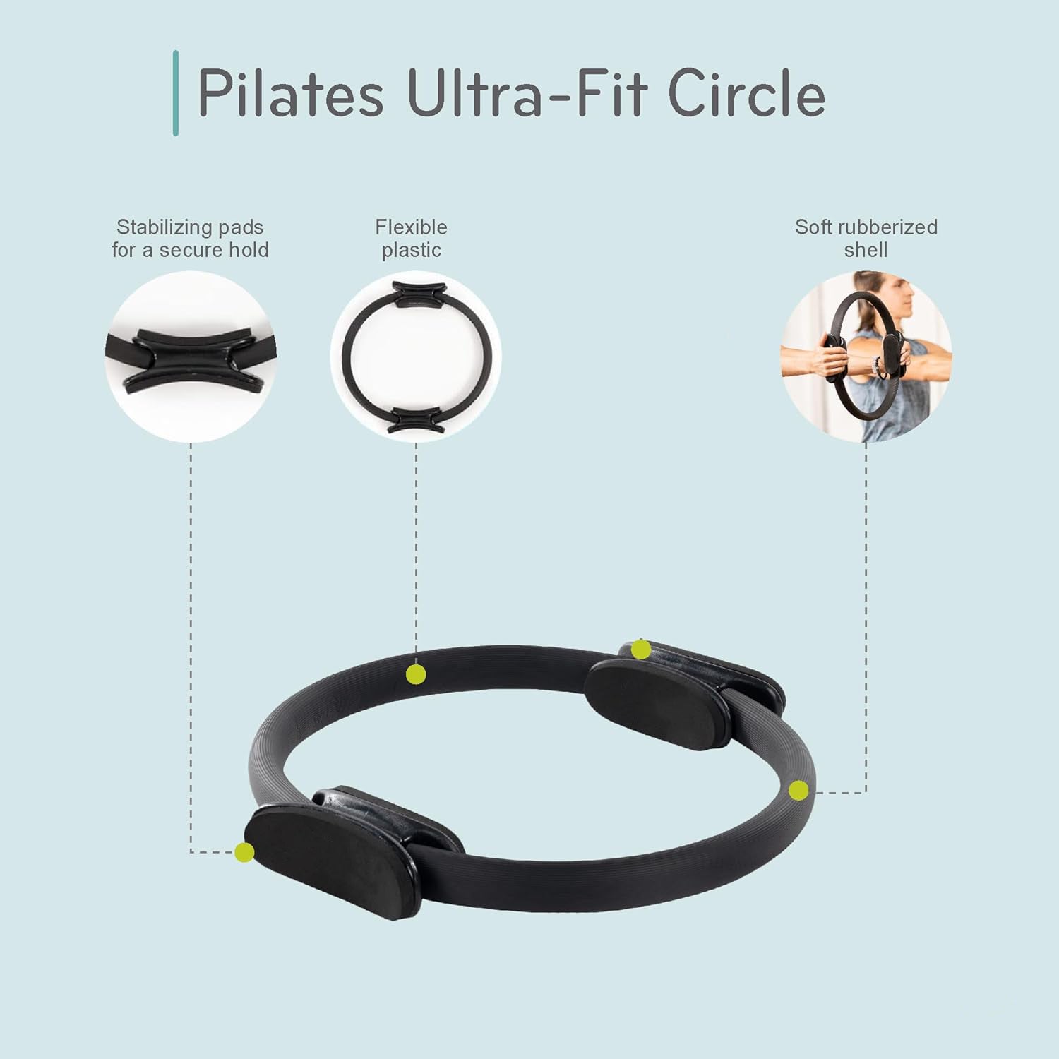 High-Resistance Pilates Ring – Ideal Fitness Equipment for Enhanced Pilates Practice