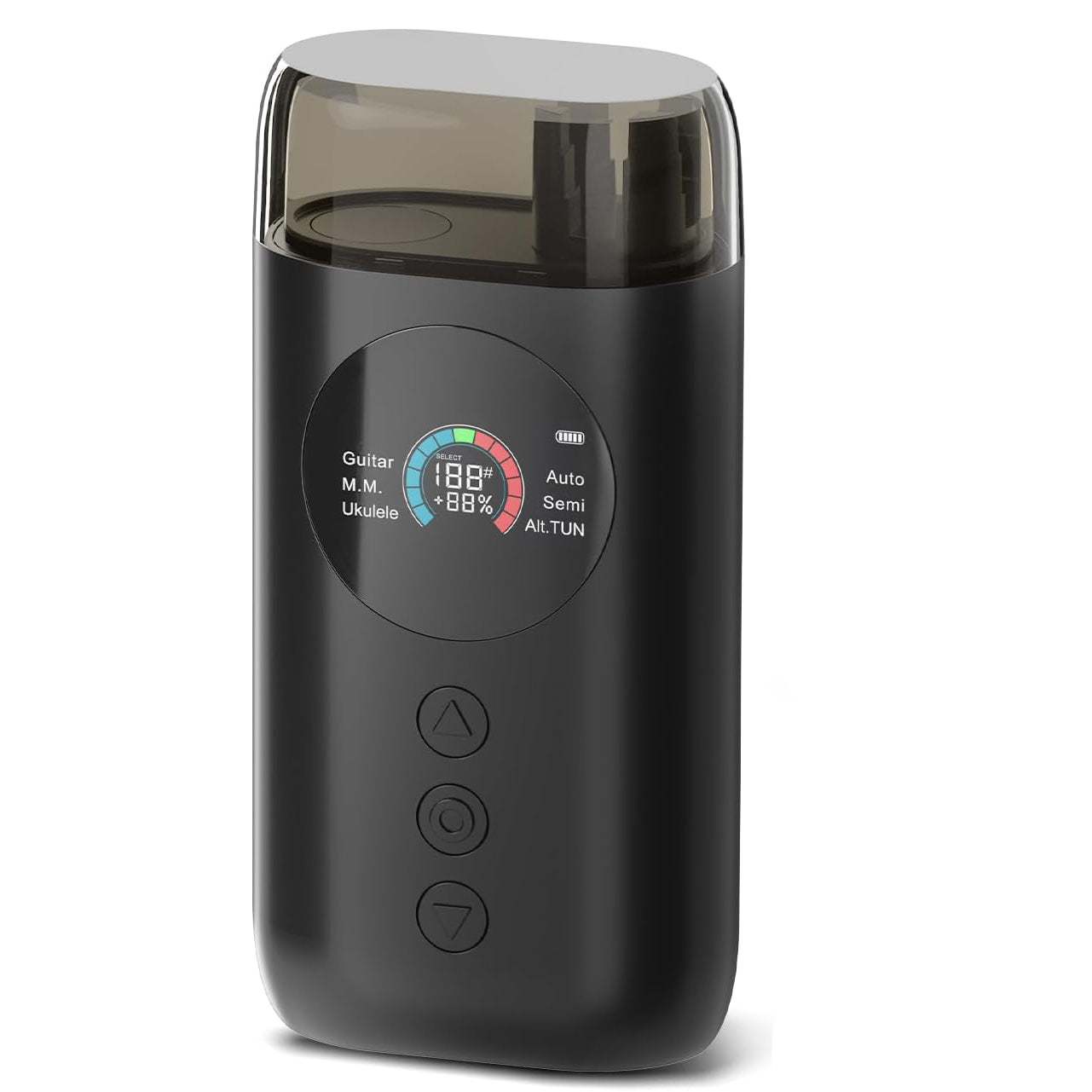 Smart Automatic Guitar Tuner – Full-color LCD Screen, Metronome & String Winder