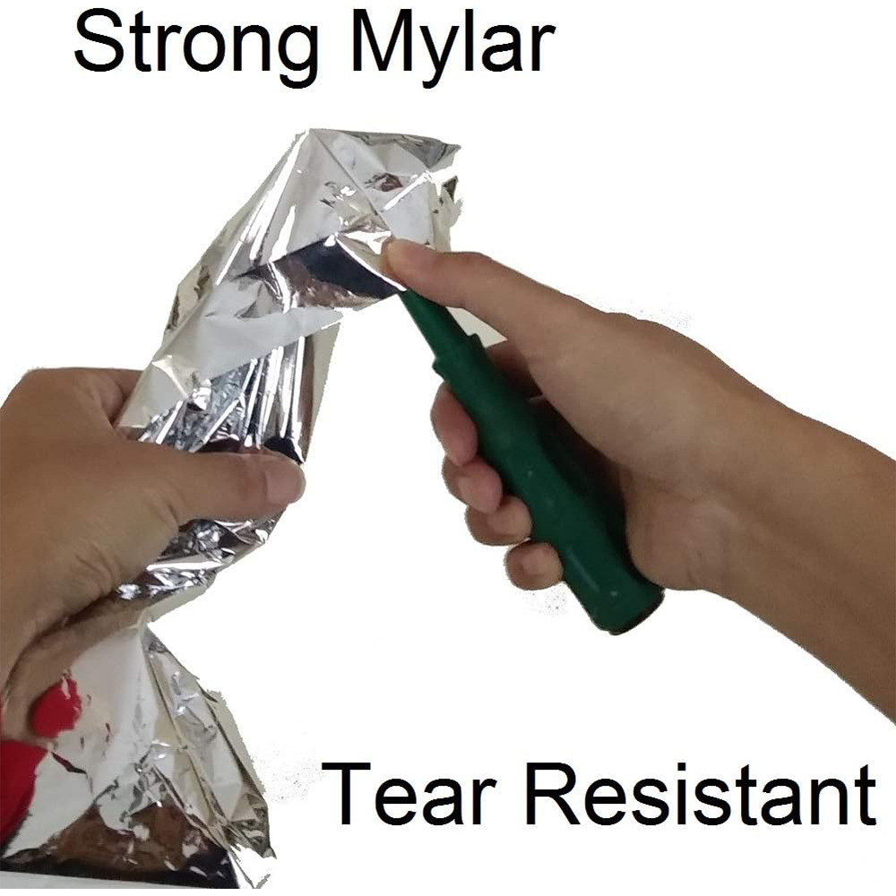 Emergency sleeping bags, 4-pack, polyester film