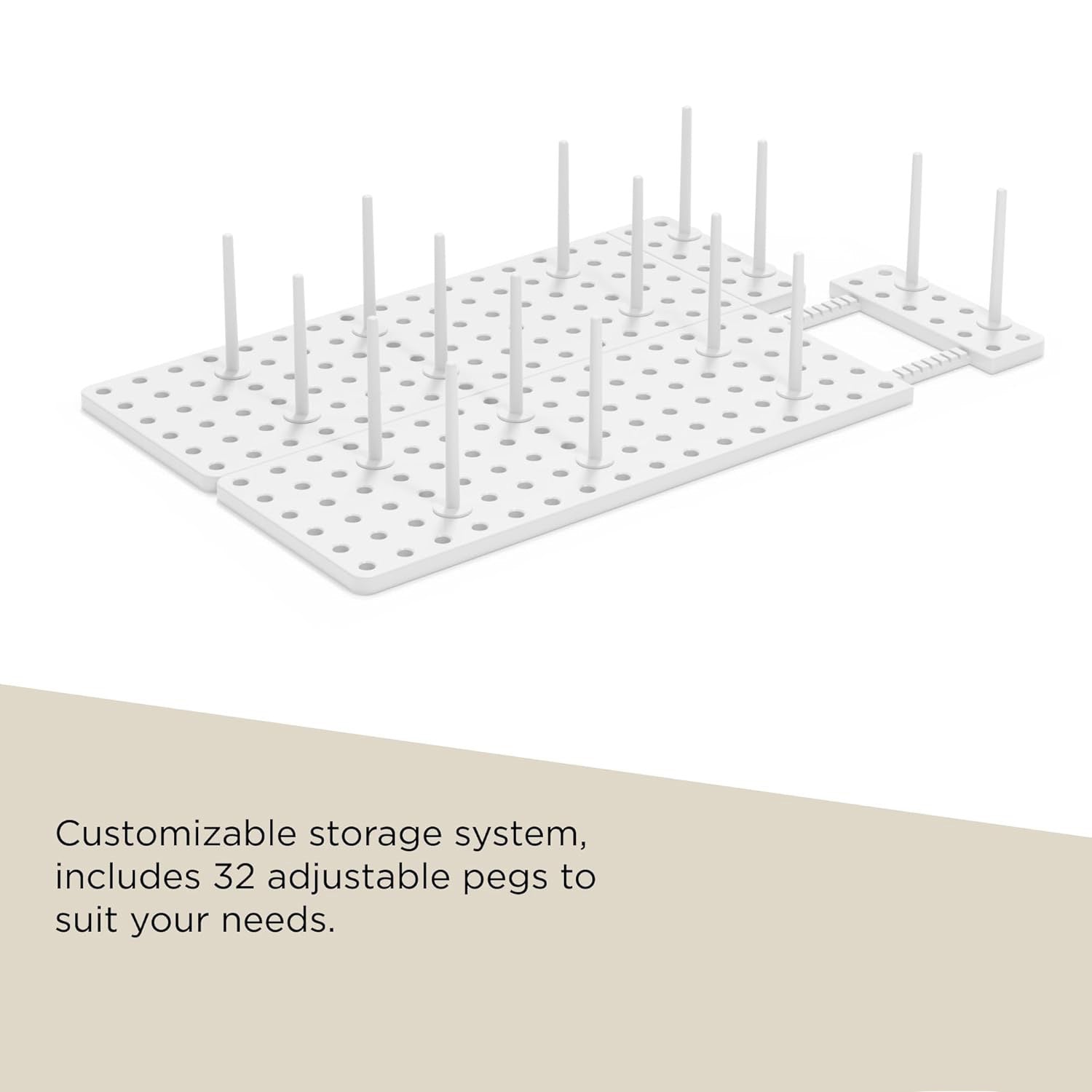 Kitchen Drawer Cabinet Organizer Tray – Adjustable Storage System for Food Containers