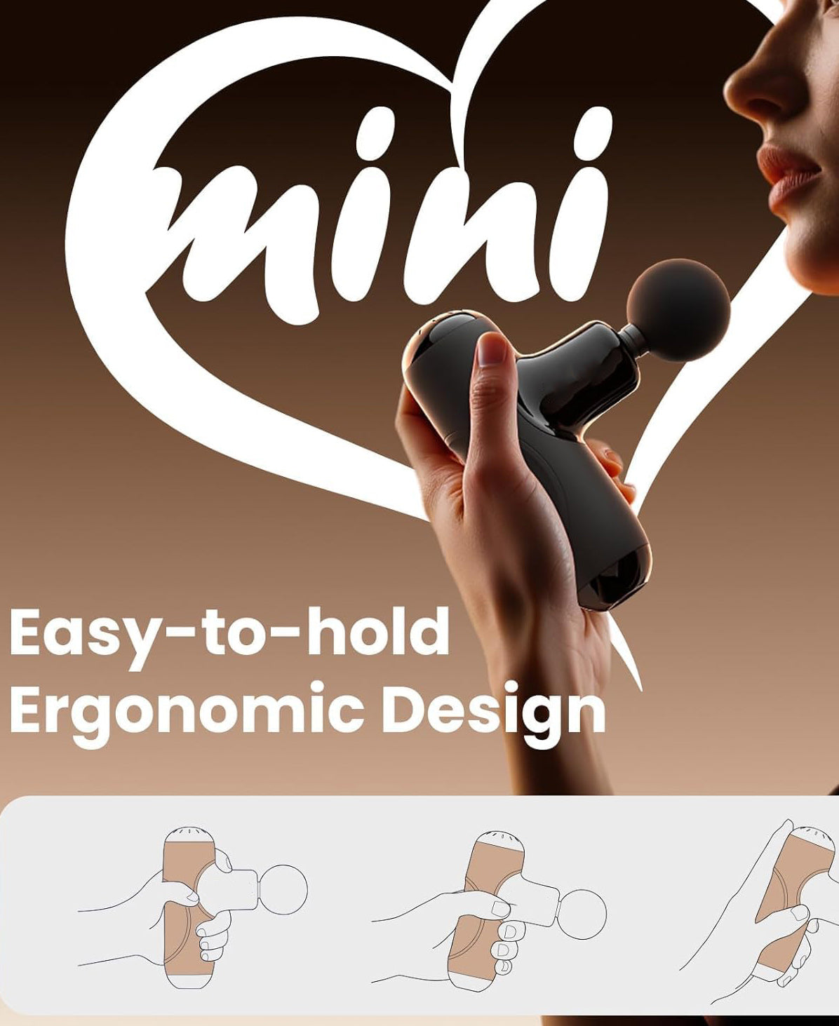 Mini Massage Gun – Hot & Cold Dual Function