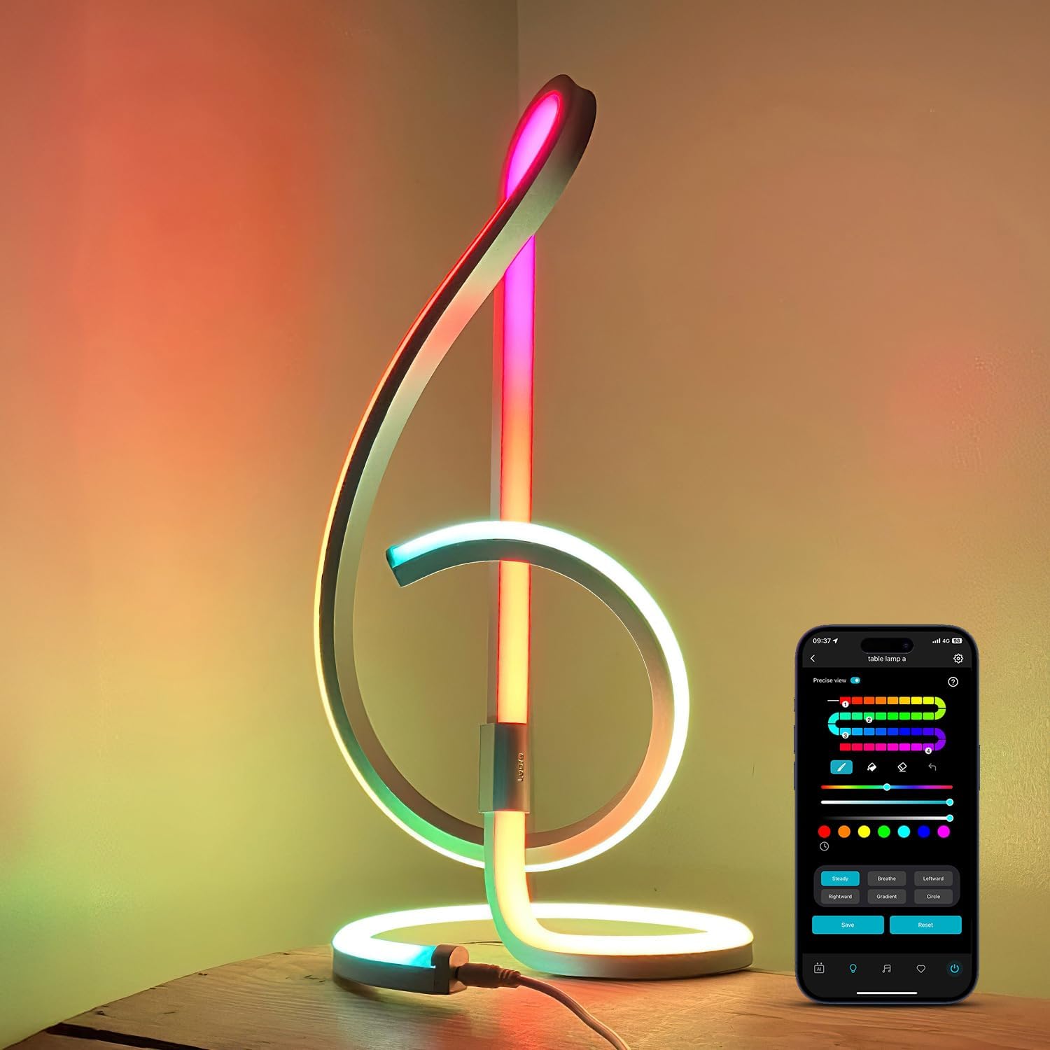 Smart RGB Music Light – Create The Perfect Atmosphere With Color & Sound Sync