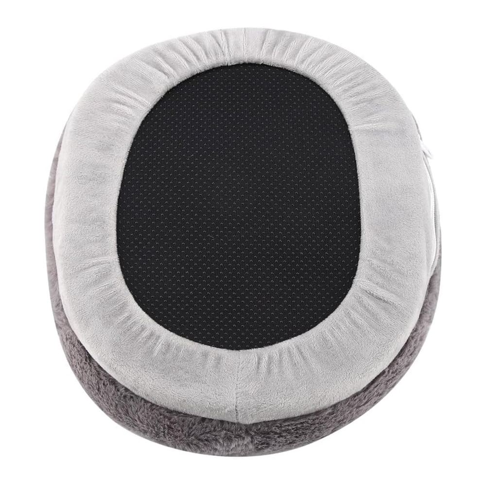 Electric foot warmer - with a plush outer layer covering the entire foot