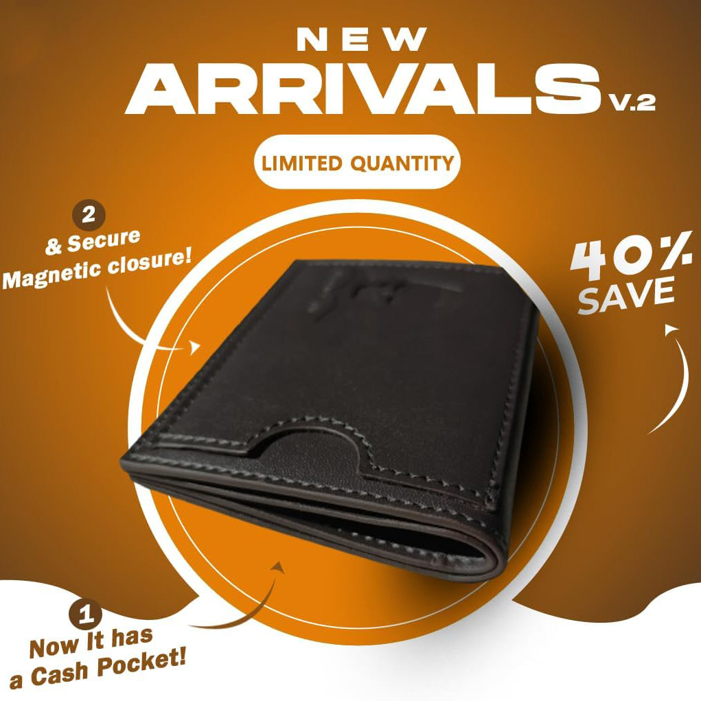 Leather Bat Wallet – Bifold Superhero Mask Design