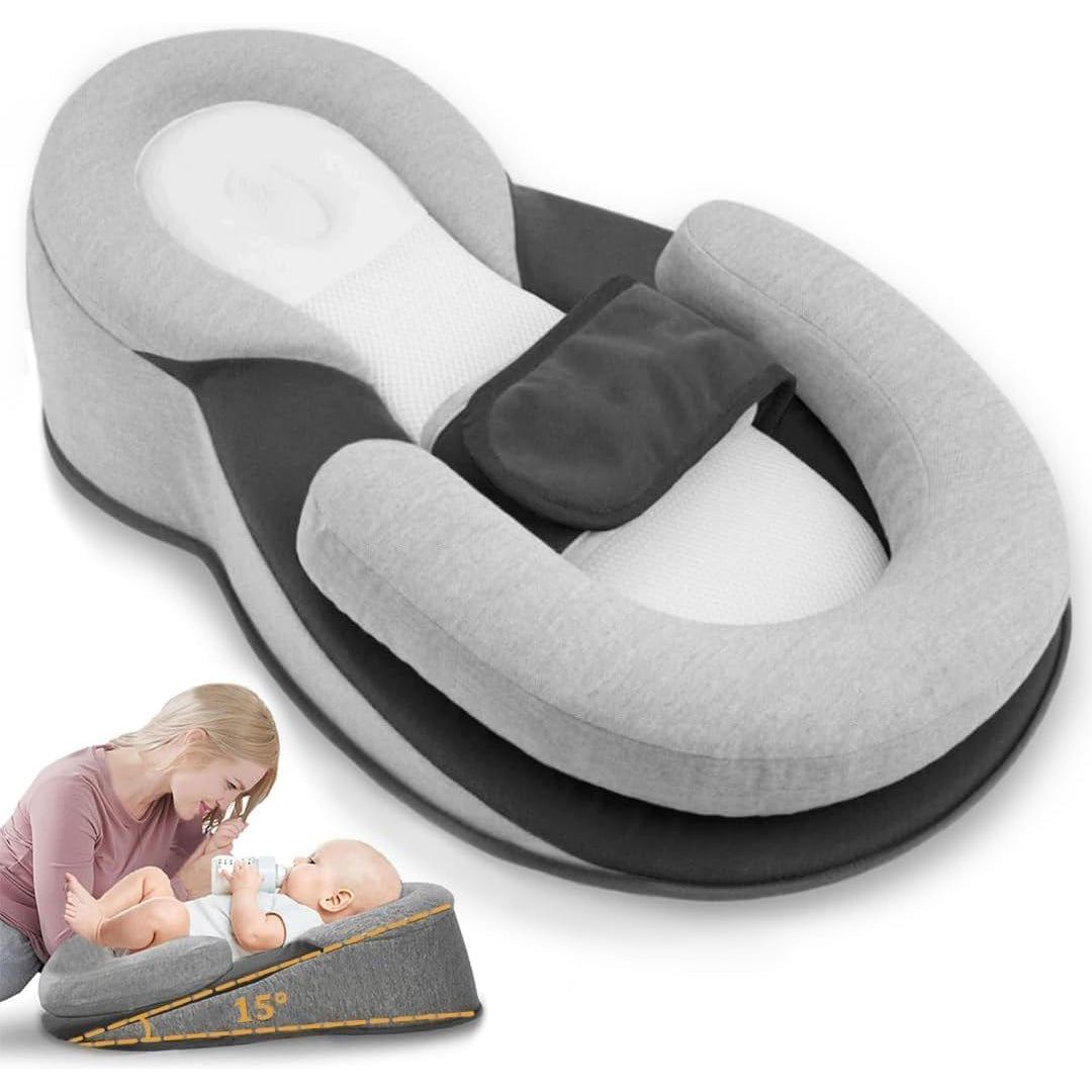 Baby Recliner Pillow – Adjustable Anti-Spit Up Wedge for Newborns