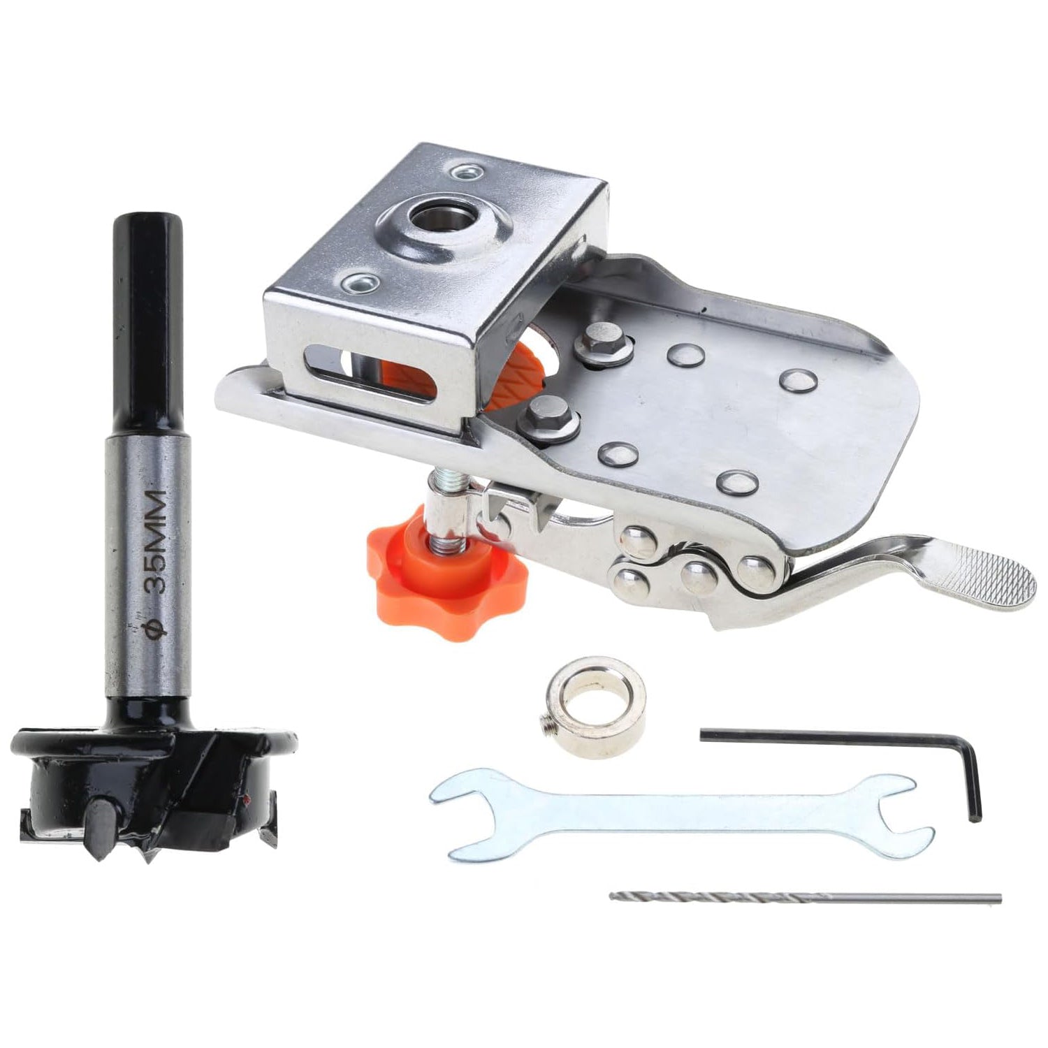 35mm Hinge Boring Hole Opener – Stainless Steel Drilling Guide Locator