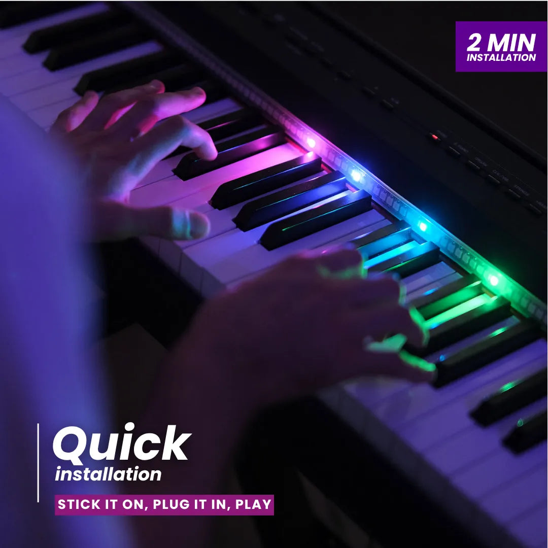 Piano LED Plus – Light-Guided Learning System | USB & MIDI Compatible