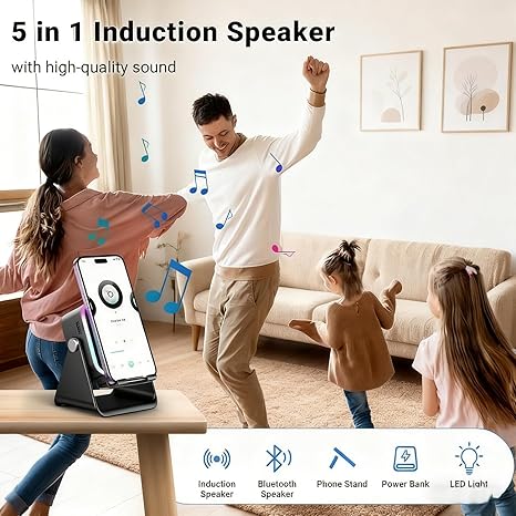 Wireless sensor audio speaker stand