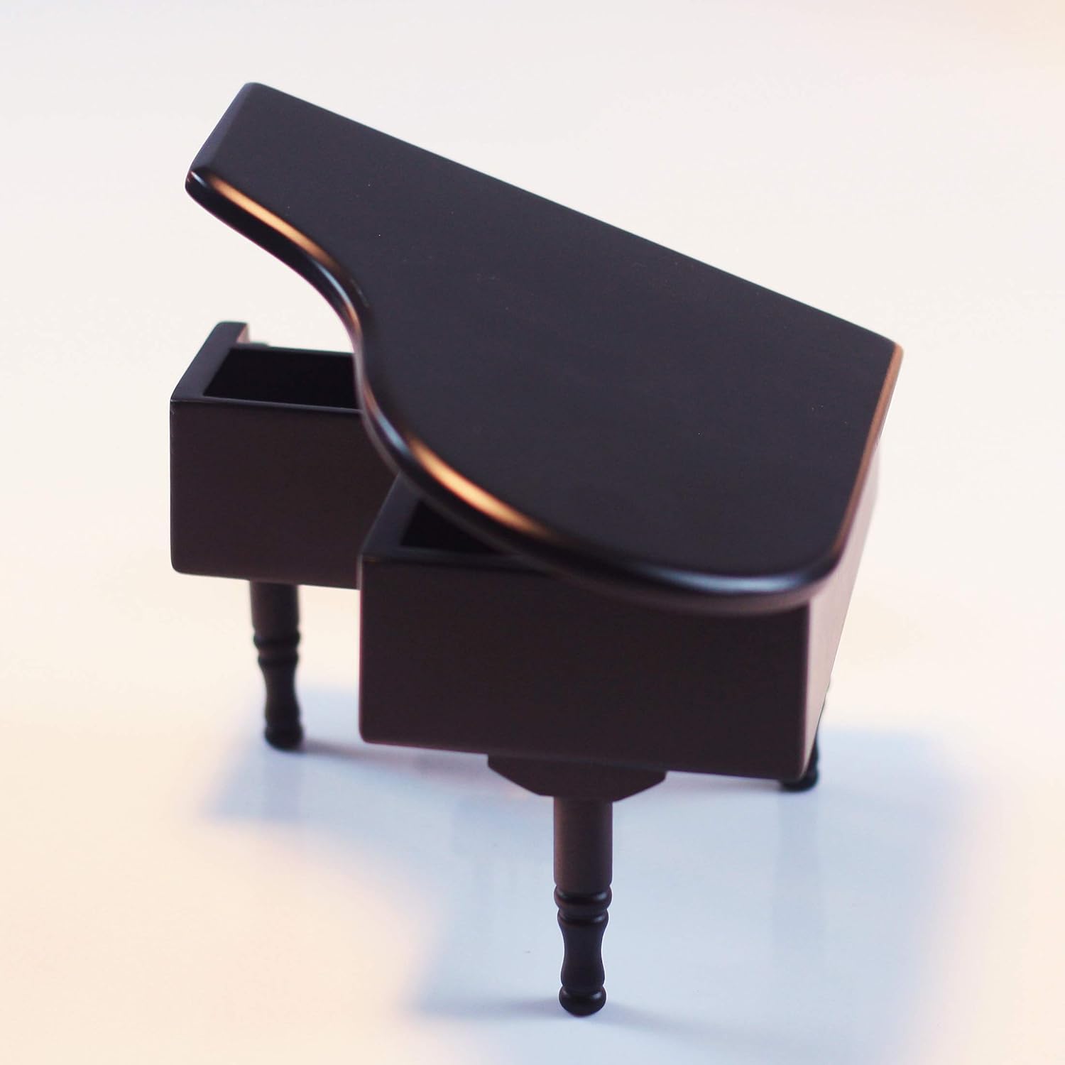 Wooden Piano Music Box – Grand Piano Design with Bench