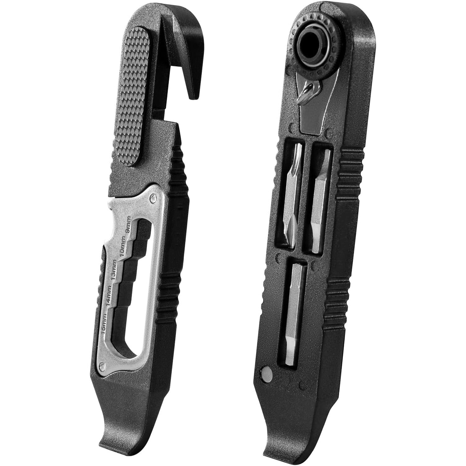 16-in-1 Mini Bike Tool Kit with Tire Lever and Ratchet Wrench, Includes 9/10/13/14/15mm Spanners