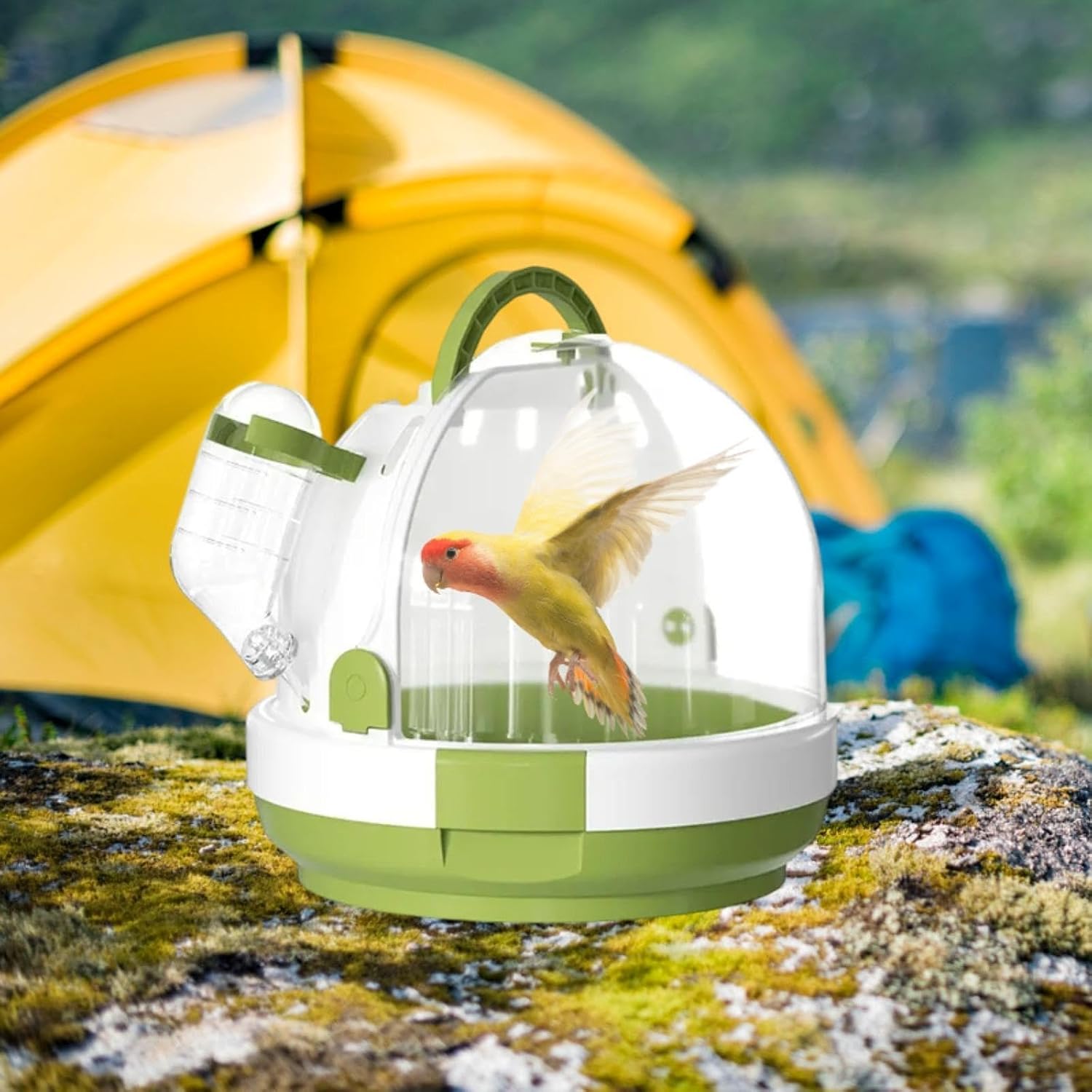 Portable Parrot & Small Pet Travel Cage