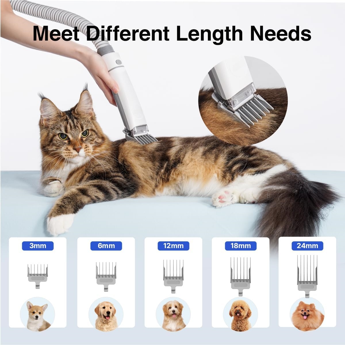 Pet Grooming Kit – with Vacuum Suction