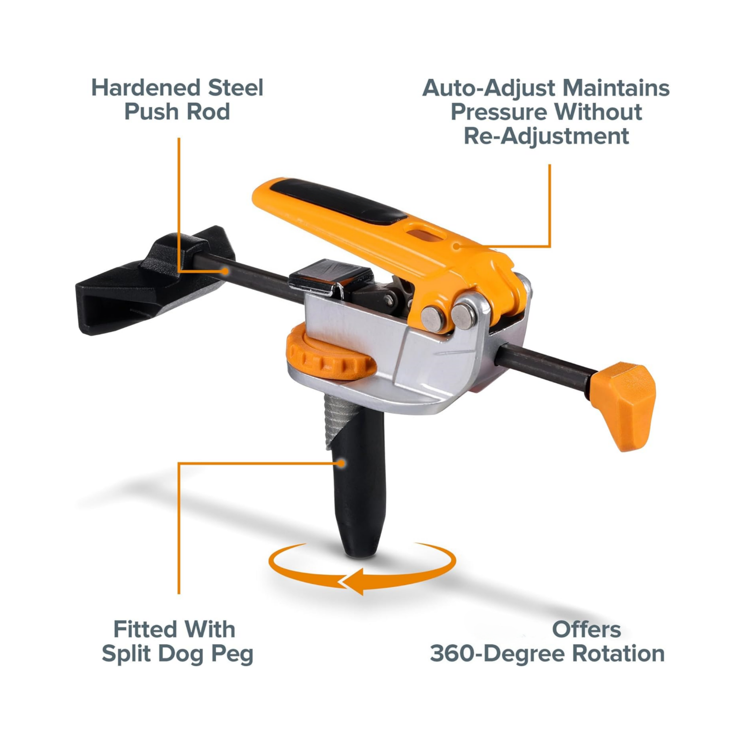 Auto-Adjust In-Line Bench Dog Clamp