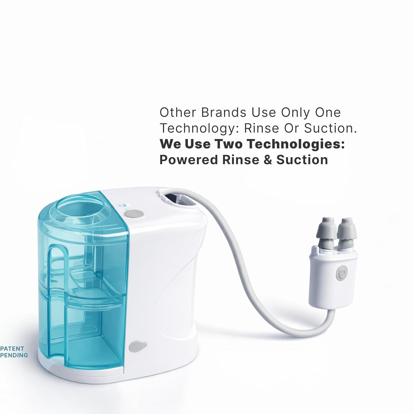 Dual Powered Nasal Irrigation System – Rechargeable Sinus Rinse & Wash