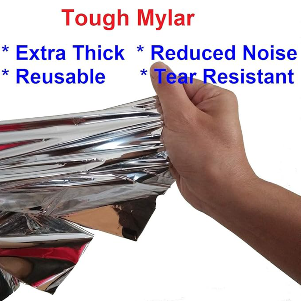 Emergency sleeping bags, 4-pack, polyester film