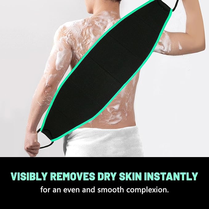 Deep exfoliating back scrub brush length