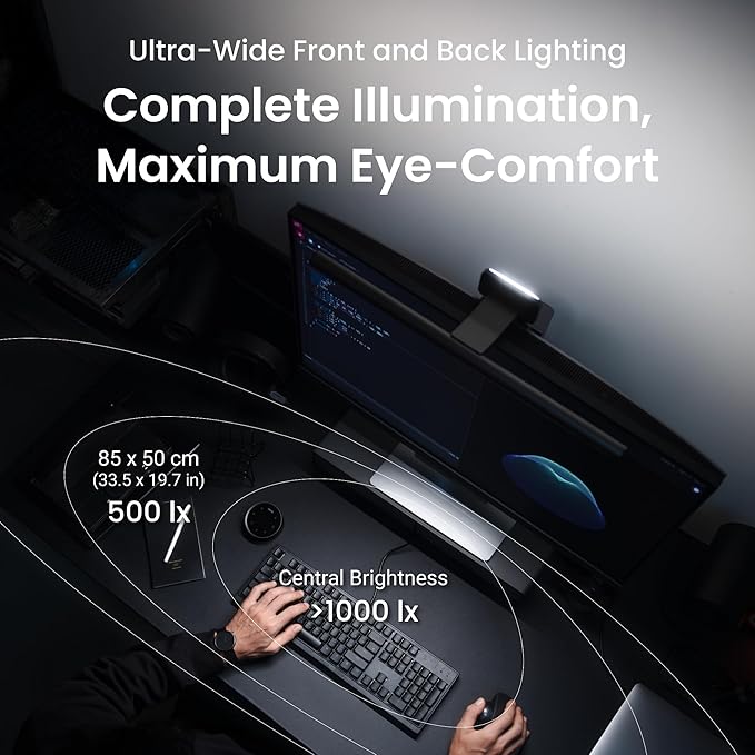 Monitor Light Bar – Eye-Care Desk Lighting System