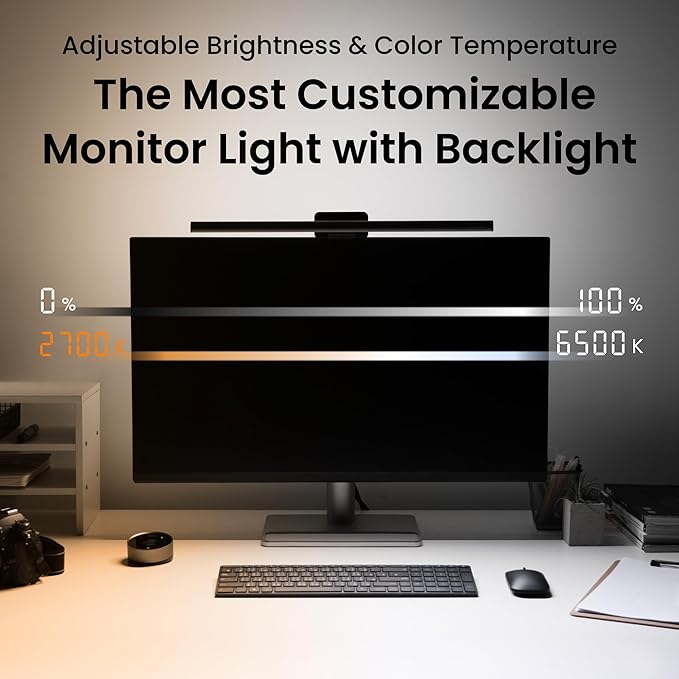 Monitor Light Bar – Eye-Care Desk Lighting System