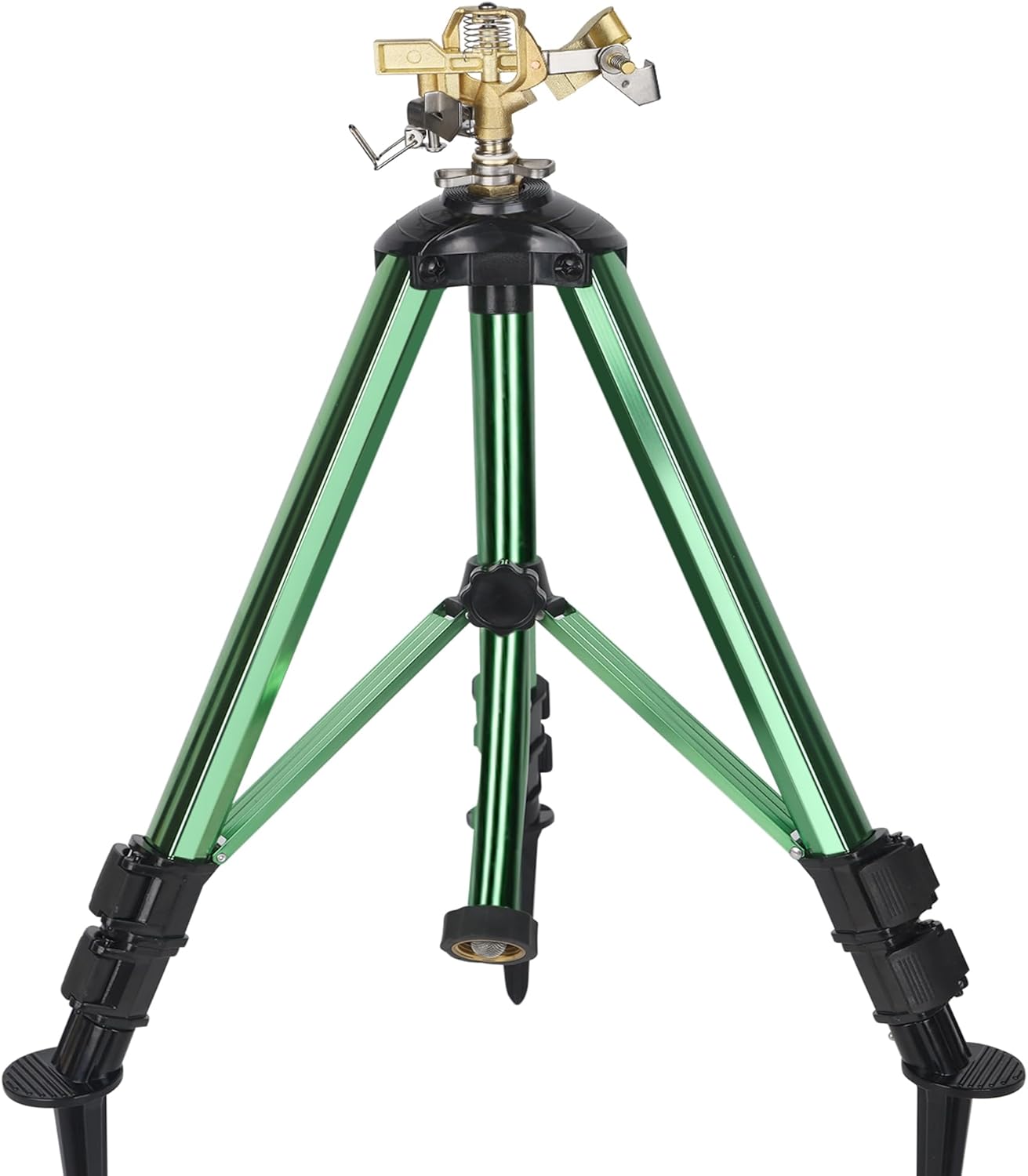 Heavy Duty Adjustable Impact Sprinkler – Large Area 360° Lawn & Garden Watering System