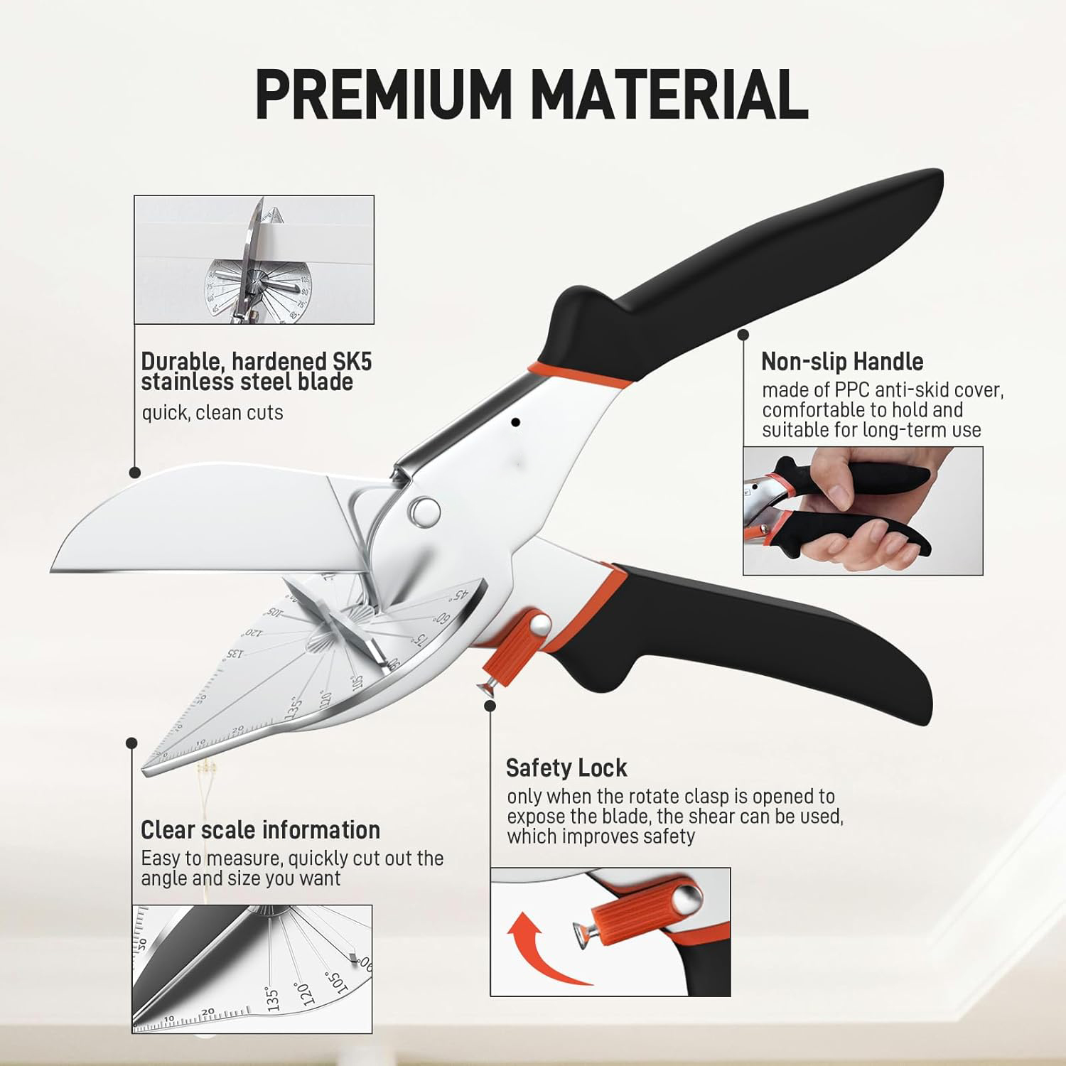 Adjustable Miter Shears – Precision Cutting Tool For Perfect Angles Every Time
