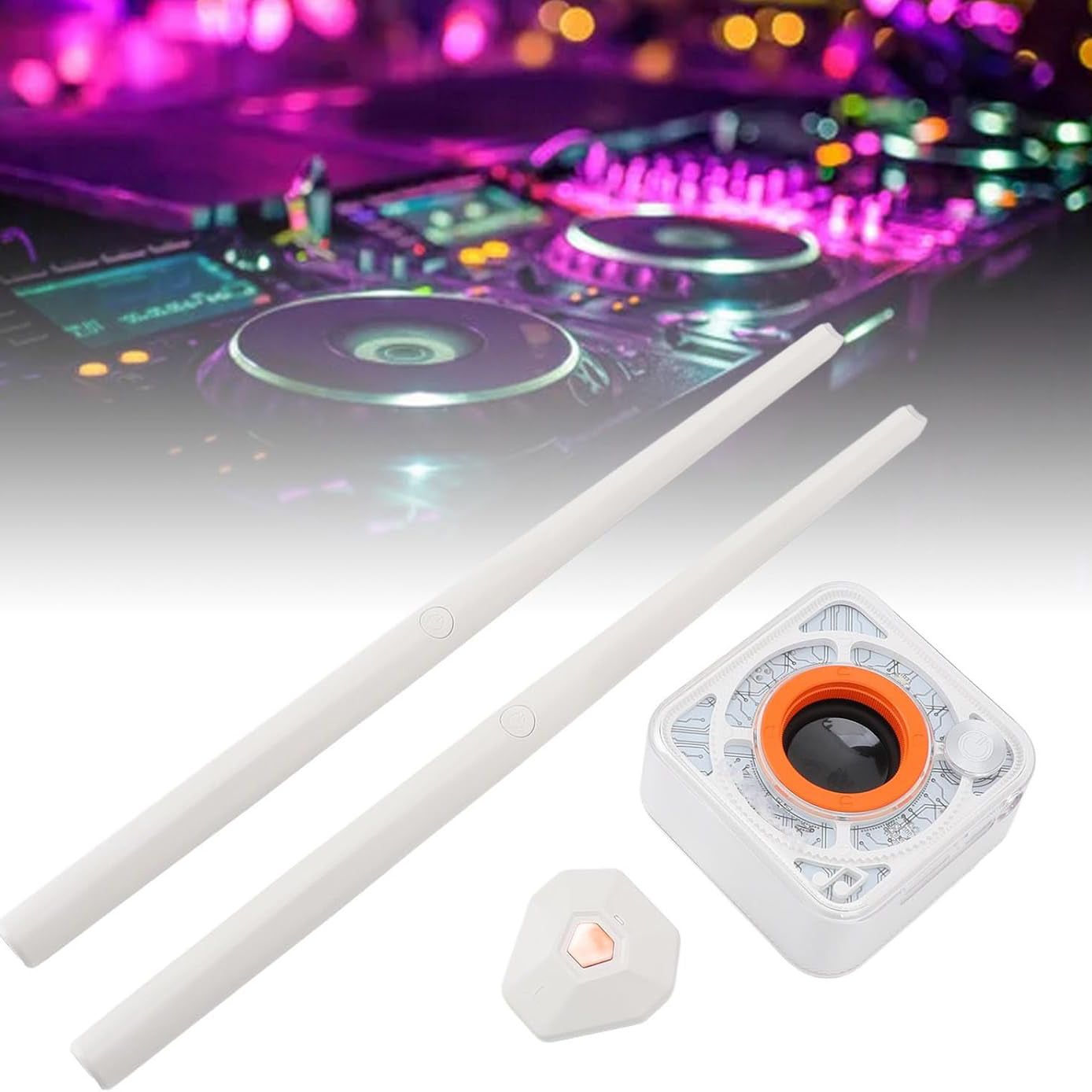 Electric Drum Set – Portable 3D Motion Sensing Electronic Air Drum with Pedals