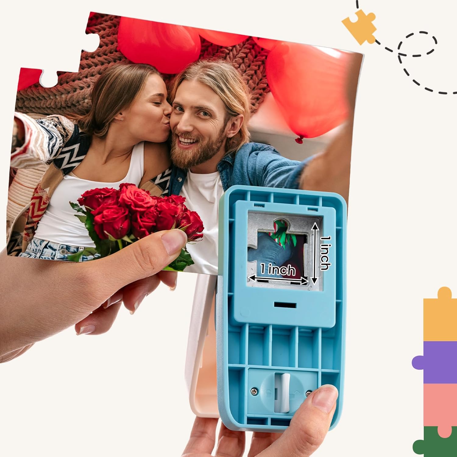 DIY Photo Puzzle Punch Maker Set – Custom Jigsaw Puzzle Piece Cutter Machine