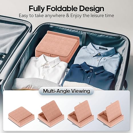 Tablet pillow-shaped stand with storage function