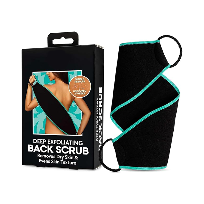 Deep exfoliating back scrub brush length