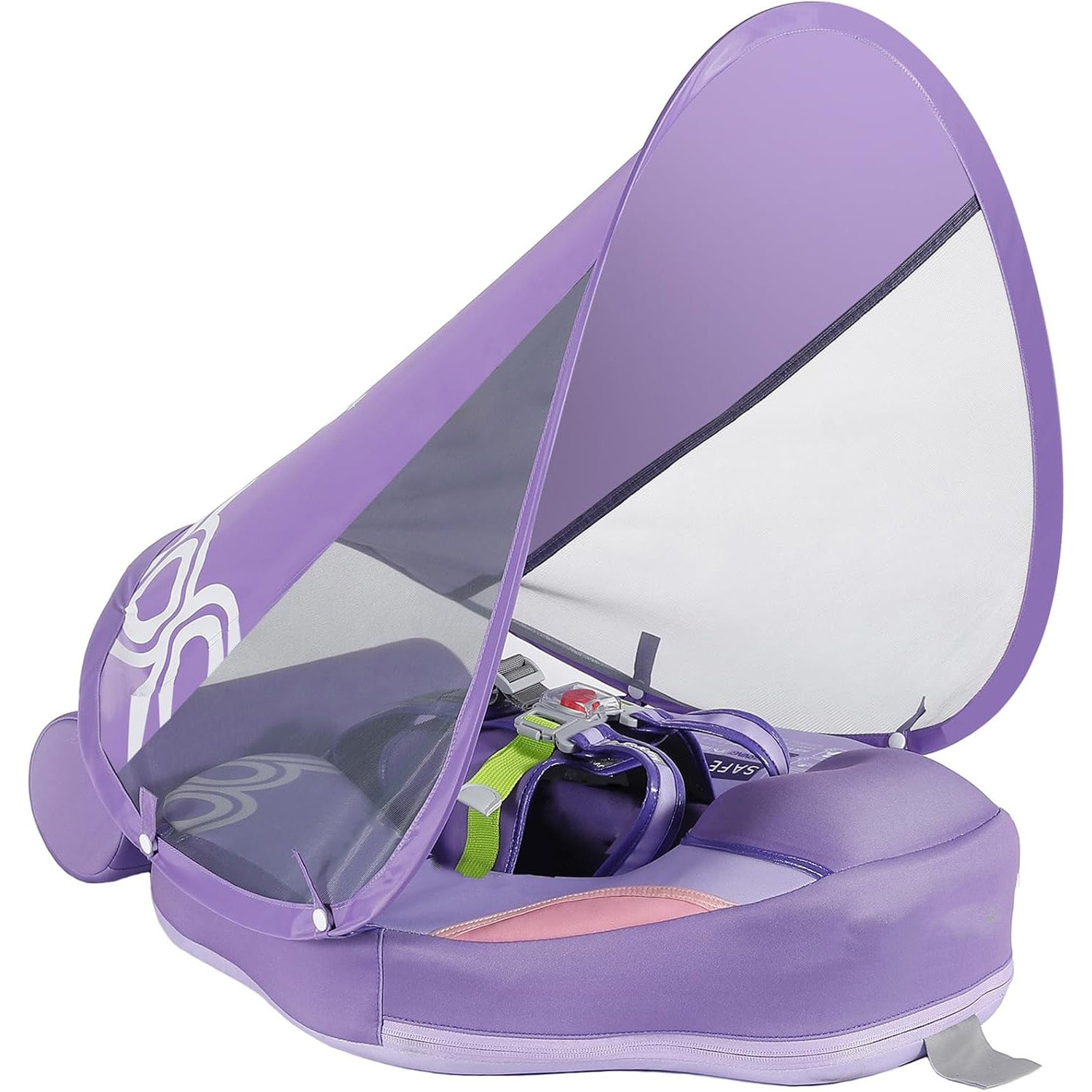 Non-Inflatable Baby Pool Float with Canopy