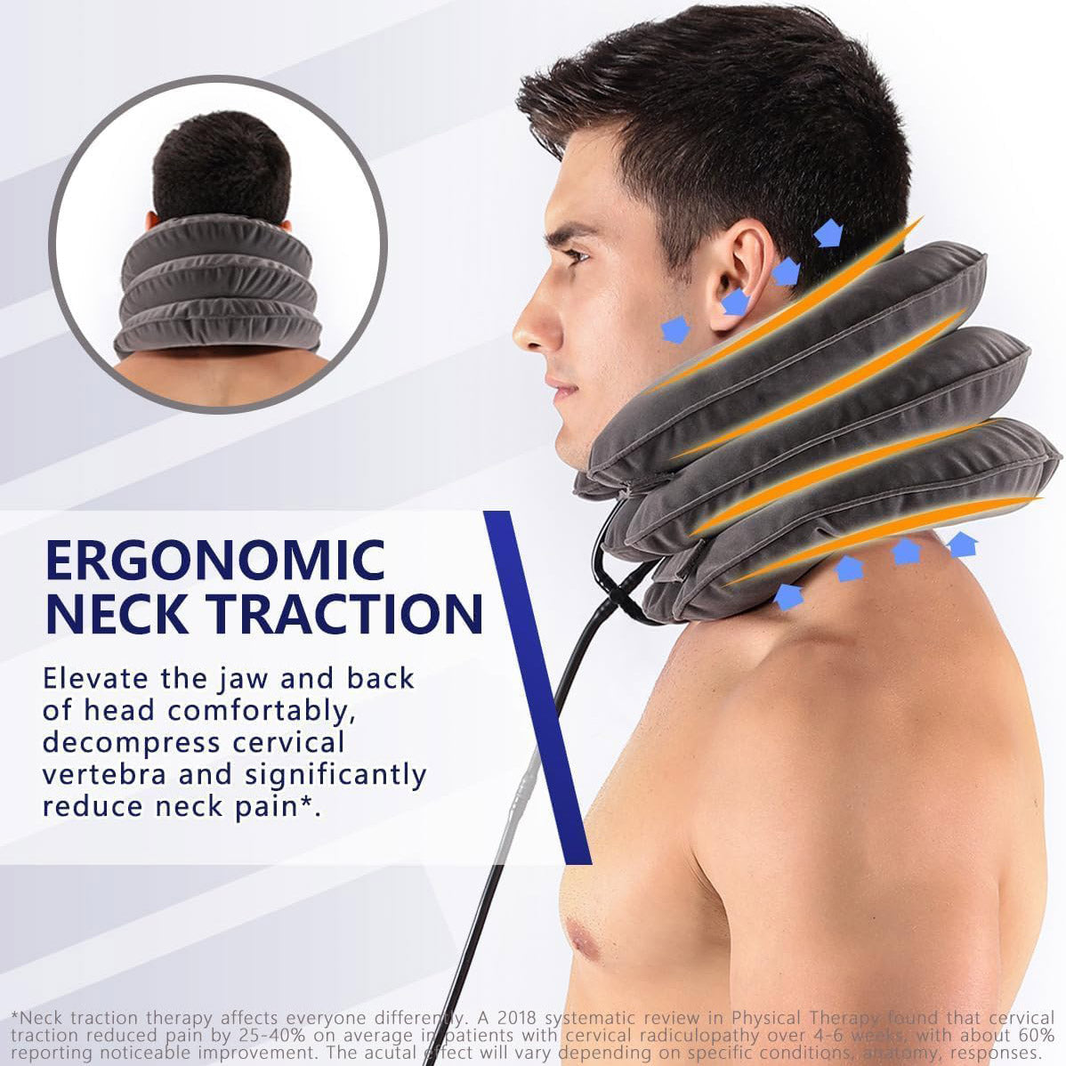 S Cervical Neck Traction Device for Instant Neck Pain Relief