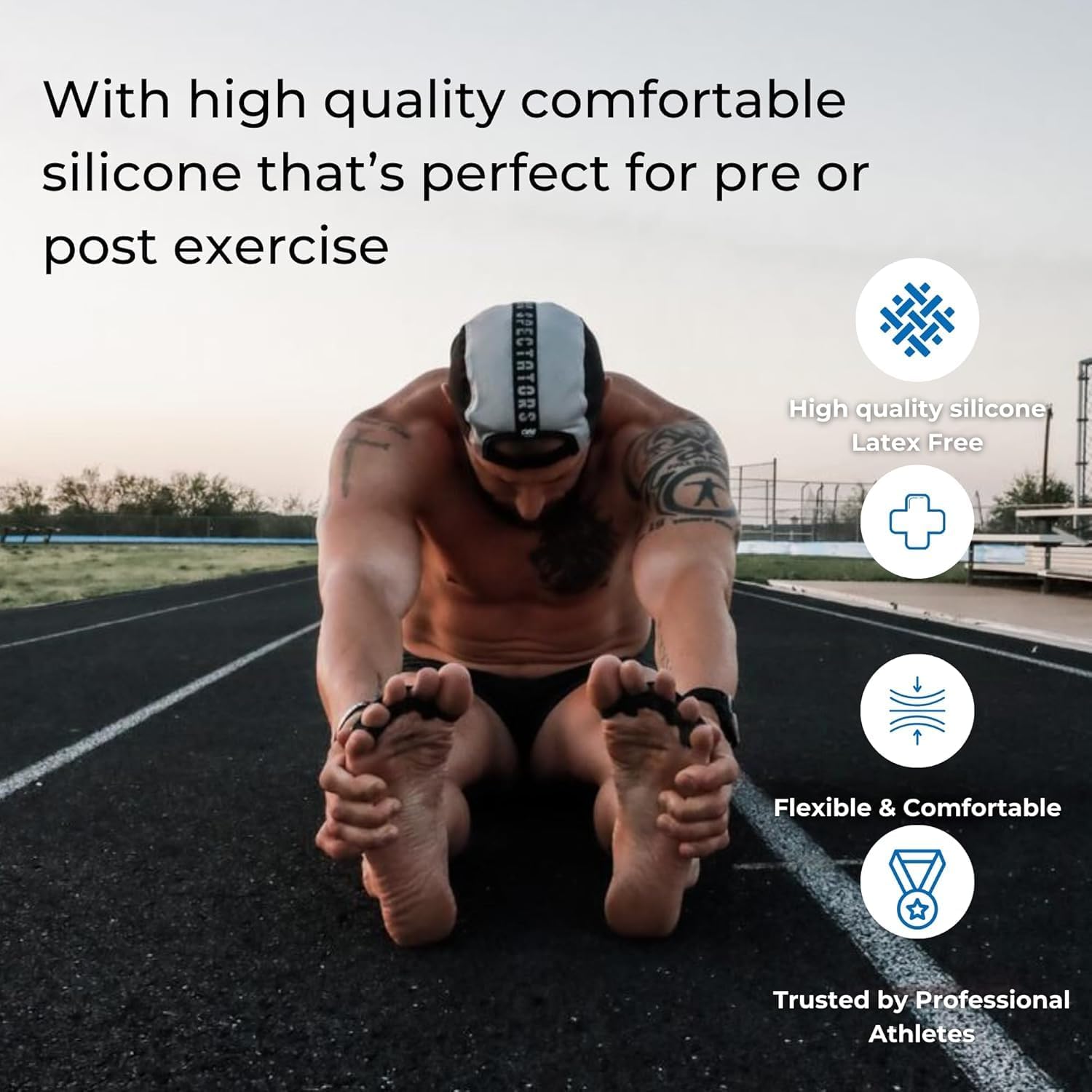 Therapeutic Toe Spacers – Correct Bunions, Plantar Fasciitis & Toe Alignment, Unisex Foot Pain Relief