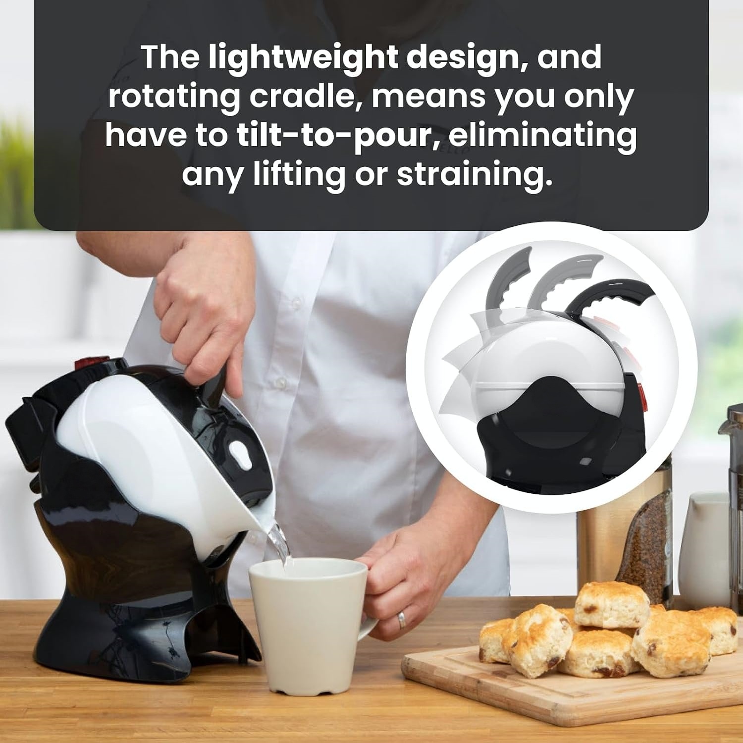 Safety Kettle – No Lift Pouring
