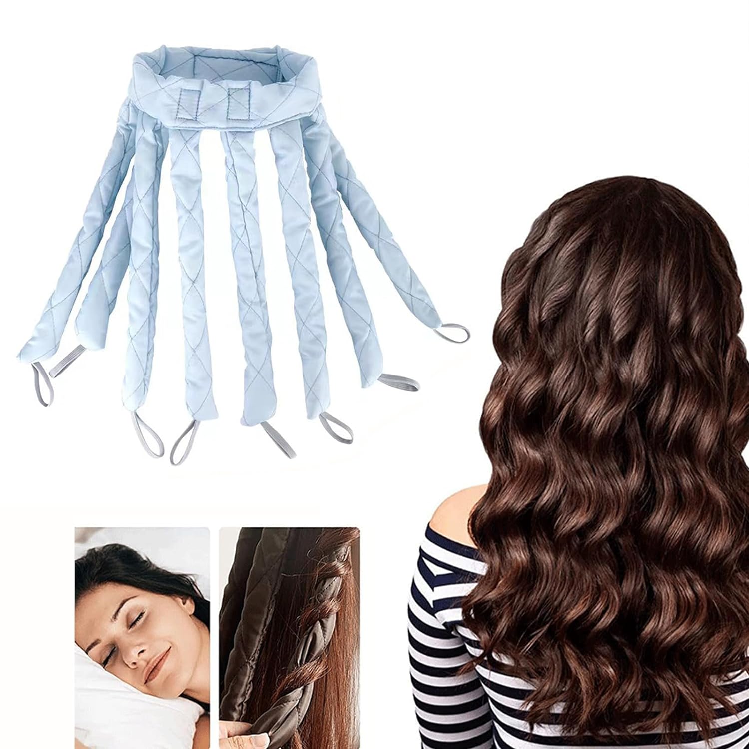 Heatless Curling Headband for Natural Waves