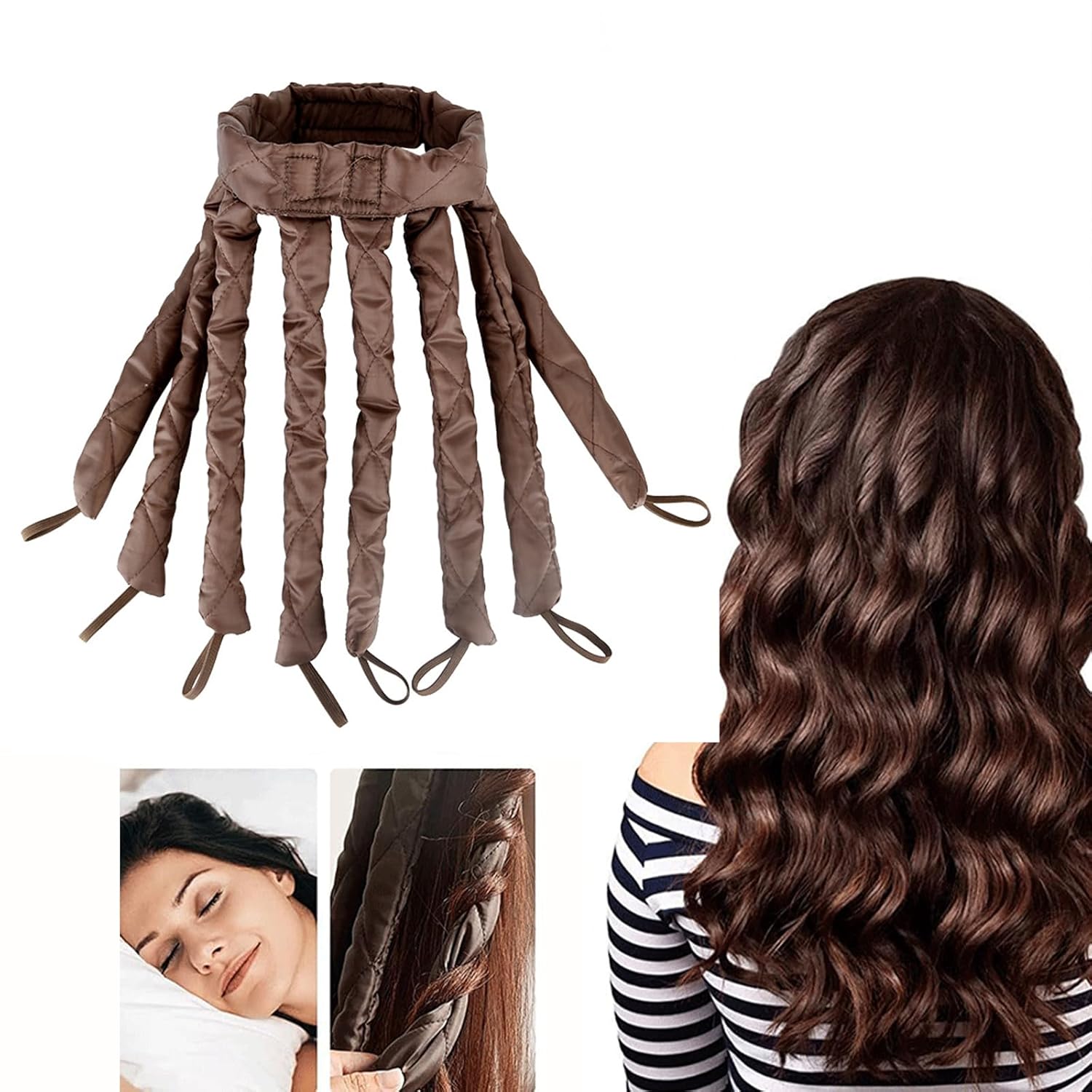 Heatless Curling Headband for Natural Waves