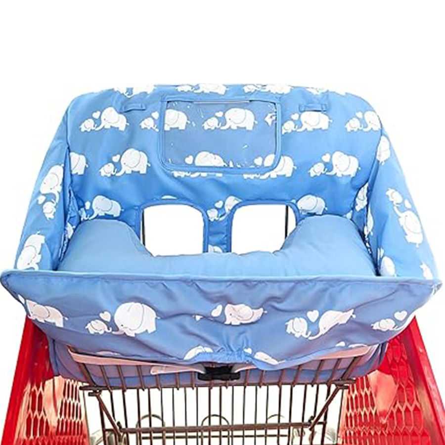 Soft pillow 2-in-1 baby shopping stroller and high chair cover