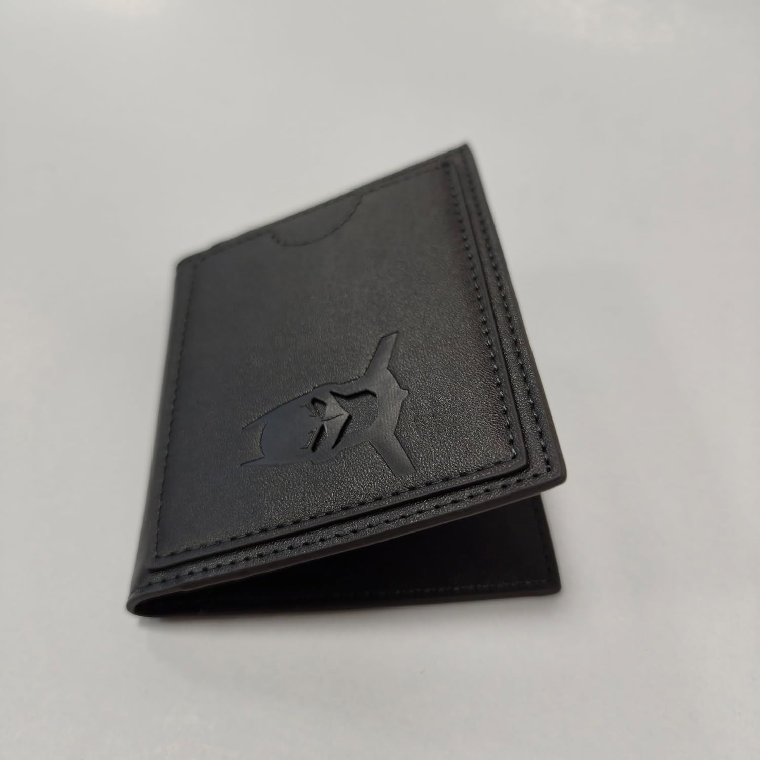 Leather Bat Wallet – Bifold Superhero Mask Design