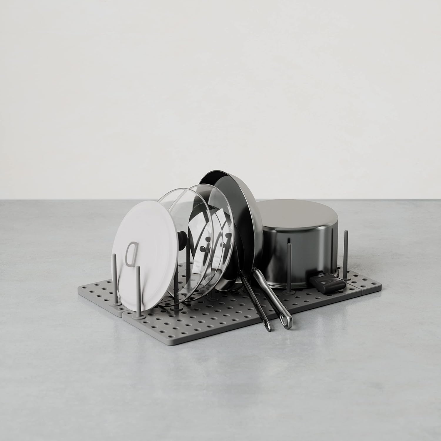 Kitchen Drawer Cabinet Organizer Tray – Adjustable Storage System for Food Containers