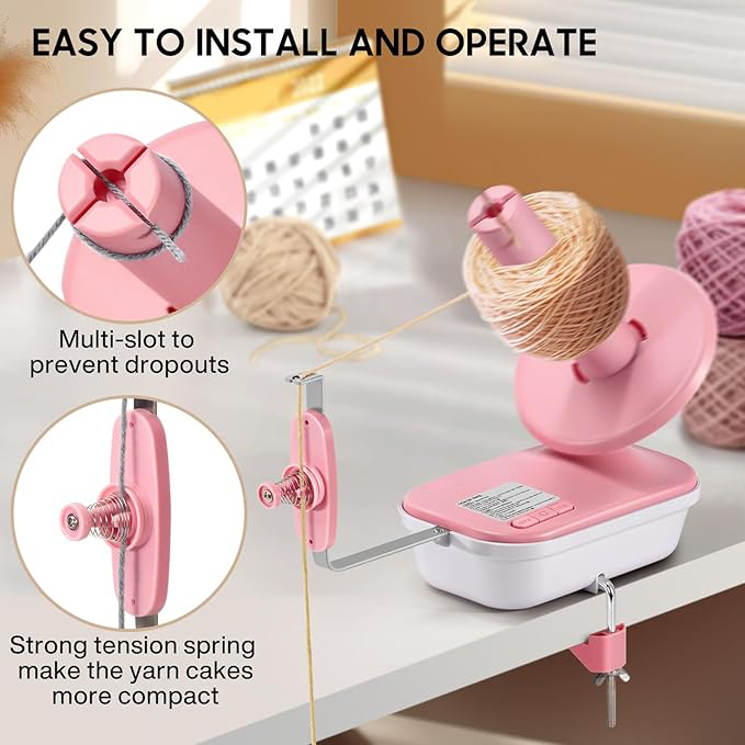 Electric Yarn Winder – High-Speed Automatic Yarn Ball Spinner